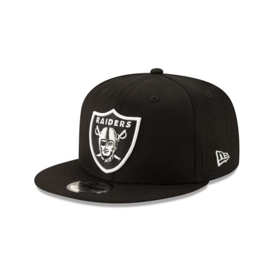 Black Las Vegas Raiders Hat - New Era NFL Basic 9FIFTY Snapback Caps USA5720169